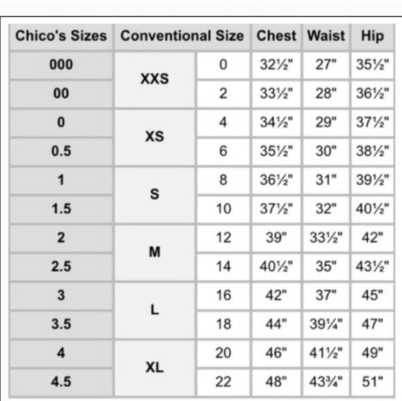 CHICO'S Travelers Tunic Top, sz 3-large - Picture 9 of 9